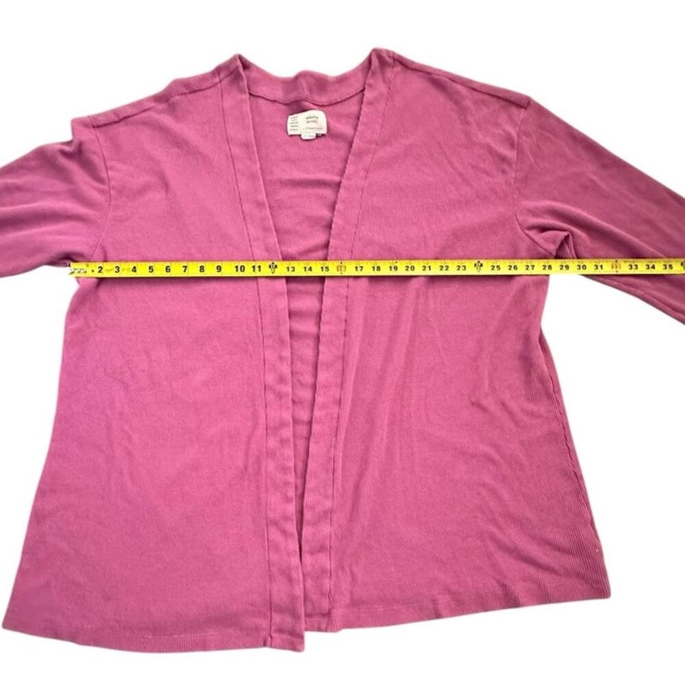 ANTHROPOLOGIE SATURDAY SUNDAY
Pink Waffle Thermal Open Cardigan size 3X - Picture 2 of 7